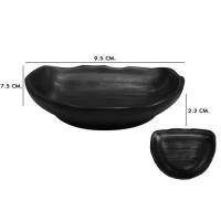 ราคา จานรองสบู่ ที่ใส่สบู่ ที่วางสบู่ ที่เก็บสบู่ Soap dish สีดำ Melamine ทนทาน ทําความสะอาดง่าย (19351513038)