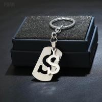 ราคา PDBH Store พวงกุญแจสแตนเลส A Zพวงกุญแจตัวอักษร26ตัวอักษรพวงกุญแจผู้ชายผู้หญิงของขวัญ (13926079153)