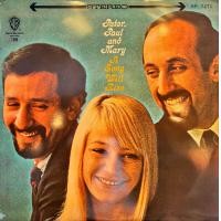 ราคา แผ่นเสียง Vinyl LP Artist Peter Paul And Mary Album A Song Will Rise Cover VG Disc NM Red Vinyl Manufactured Japan Released 1965 Price 1150 (20481001957)