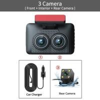 ราคา Nmhjie กล้องติดรถยนต์ DVR 4 0นิ้ว3ตัวรถกล้องหน้ารถ Full HD 1080P เครื่องบันทึกวีดีโอระบบบันทึกข้อมูลผู้ลงทะเบียนอัตโนมัติด้วยกล้อง3ตัว (21170462329)