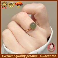 ราคา IY แหวนน้ำตาลก้อนขนาดเล็กแหวนหยกเงินสเตอร์ลิง 925สีขาวเจดหยกดีไซน์แหวนหยก (18507833344)