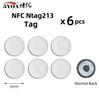 ราคา 6Pcs NFC Ntag213 Ntag215 Ntag216 สติกเกอร์ Ntag 213 13 56MHz ป้าย RFID Token Patrol Ultralight (21170722155)