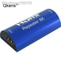 ราคา 8k Repeater 30M 8K 60Hz 4K 120hz HDMI Cable Extender Signal Repeater Amplifier Booster Adapter Hdmi 2 1 HDR 3D Video Converter (18650277589)
