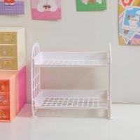 ราคา ชั้นวางของ 2 ชั้น ชั้นวางของบนโต๊ะ ชั้นวางของพลาสติก ชั้นพลาสติก 2ชั้น ขนาดมินิ (4906624188)