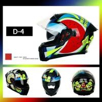 ราคา JIEKAI หมวกกันน็อค แว่น2ชั้น เต็มใบ Size M L XL D1 D4 (13114914960)