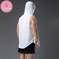 ราคา OzalCtree เสื้อสเวตเชิ้ตมีฮู้ดสำหรับผู้ชายเสื้อกล้ามกีฬาฟิตเนสเสื้อกั๊กออกกำลังกายแขนกุดพร้อมหมวกระบายอากาศแห้งเร็วเสื้อกั๊กใส่วิ่งสำหรับฤดูร้อน (14620754687)