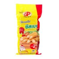ราคา ไส้กรอกไก่ชีสเนย ตรา ท๊อปจีพี ไส้กรอกไก่สอดไส้ชีสเนย 26 ชิ้น 900 กรัม (17462617090)