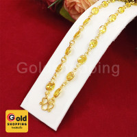ราคา สร้อยคอทองพลอยเม็ดแตง นพเก้า ไพลิน ทับทิม โกเมน มกรกต ความยาว 24 นิ้ว สร้อยคอพลอย สร้อยคอทองไมครอน ทองชุบ ฟรีถุงกำมะหยี่ (9149320680)