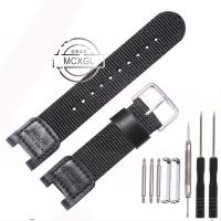 ราคา สายหนังผ้าใบ Casio SGW 100 SGW100 SGW200 GW 3500B 3000B ไนล่อนผ้าใบสายคล้องคอสแตนเลสหัวเข็มขัดนาฬิกาอุปกรณ์เสริม (17733754732)