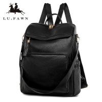 ราคา LUFAWNกระเป๋าเป้สะพายหลังกระเป๋านักเรียนคลาสสิกสำหรับผู้หญิงความจุขนาดใหญ่และกระเป๋าหลายใบ 1369 (18826406613)
