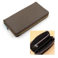 ราคา Bogesi กระเป๋าสตางค์หนังแท้หนังแข็งใบยาวใส่ธนบัตร 4 ช่องมีช่องใส่บัตร 8 ช่อง มีซิปกลางภายใน1ช่องสำหรับใส่เหรียญ ขนาด 20x2 5x10cm (331742960)