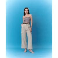 ราคา xo the label wendy pocket pants กางเกงขายาวมีดีเทลกระเป๋าข้าง (20725148045)