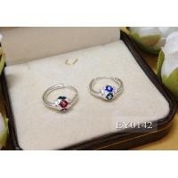 ราคา ต่างหูเงินแท้ 92 5 ห่วงกลมเกลี้ยง ร้อยเม็ดปะคำลงยา เรือนเงินแท้ ขนาดห่วง 1 3 cm (10783698736)