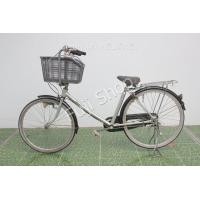 ราคา จักรยานแม่บ้านญี่ปุ่น ล้อ 24 26 นิ้ว มีเกียร์ สีเงิน จักรยานมือสอง (14697844239)