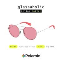 ราคา ลดแรง แว่นกันแดด Polaroid รุ่น PLD 6056 S ทรงนักบิน สะพานคู่ สำหรับสายหวาน (17218449085)