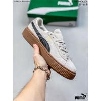 ราคา พูม่า PUMA Rihanna Suede Thick Sole Platform Sneakers รองเท้าบุรุษและสตรี รองเท้าบาสเกตบอล รองเท้าเทรนนิ่ง รองเท้าสเก็ตบอร์ด รองเท้าแตะ (20693674787)