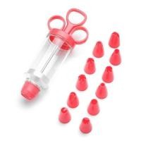 ราคา Strawberry thai ชุดกระบอกกดแป้งคุ้กกี้ กระบอกบีบครีม พลาสติก แต่งหน้าเค้ก พร้อมหัวปั๊มลาย (20975587798)