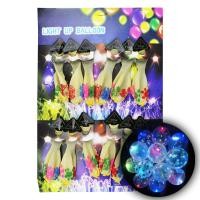 ราคา ลูกโป่งใส ไฟกระพริบ ยกแผง 12ลูก มีลาย (21242888956)