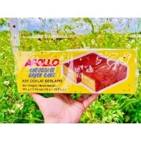 ราคา Apollo cake chocolate อาพอลโล่เค้กช็อคโกแล็ต 1กล่องมี 24 ชิ้น (20345338951)