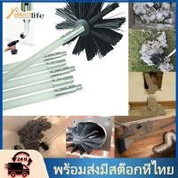ราคา Chimney Brush Boiler Brush Dryer Duct Cleaning Kit Household Industrial Synthetic Brush Head Household Cleaning Kit (11949233129)