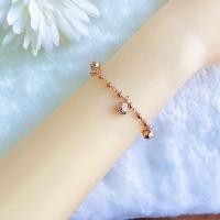 ราคา สร้อยข้อมือนาค 121 สร้อยนาค สร้อยข้อมือโรสโกลด์ สร้อยนาก ห้อยจี้น่ารัก ๆ ยาว 7 นิ้ว พร้อมส่ง 2 แบบ (13340428273)