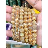 ราคา หินแบบแพ็ค Golden Rutilated Quartz PREMIUM GRADE ไหมทองคำ ขนาด 8 10 12 และ 14 มิล พร้อมไหมยืดฟรี (19544363336)