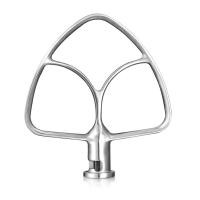 ราคา Stainless Steel Flat Stirrer Attachment for KitchenAid 4 5 5 Quart Stand Mixer with Tilting Head Dishwasher Safe (16929971680)