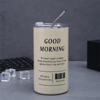 ราคา 600 ml ถ้วยกาแฟสแตนเลสเก็บความร้อน 304 สแตนเลส เก็บร้อน เย็น แก้วกาแฟ แก้วเก็บความเย็น เก็บความร้อน ความจุขนาดใหญ่ มีฝาและหลอดให้ (20480893914)