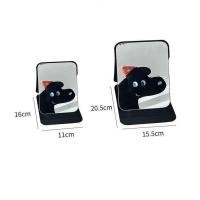 ราคา กระจกแต่งหน้าพับได้ ins PU อย่างดี กระจกพกพาพับเก็บได้ กระจกตั้งโต๊ะ กระจกแต่งหน้า กระจกพับ ขนาดพกพา แบบบางเฉียบ ทรงสี่เหลี่ยม (20880151958)