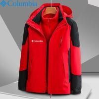 ราคา COLUMBIA Ski Wear คนรักผู้ชายและผู้หญิง Triad เสื้อแจ็คเก็ตสกีภูเขากันลมกลางแจ้งสองชิ้น (16743287137)