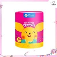 ราคา สีเทียนปลอดสารพิษแบรนด์ Joan Miro 36 สี Baby Roo Silky Crayon 36 Colors (11042140778)