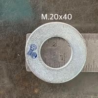 ราคา แหวนอีแปะ แหวนรองน็อต เหล็กชุบขาว รูใน M 12 14 16 18 20 22 แพคถุง 100ตัว (19432692136)