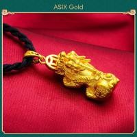 ราคา ASIX GOLD สร้อยคอทองคำแท้ สร้อยคอจี้ ทองจริง Pixiu ผู้ชาย สร้อยคอ สร้อยคอผู้หญิง ทองคำ 24K ไม่มีใส่ร้ายป้ายสี ไม่มีการลอก อวยพรโชคลาภ เป็นมงคล (12399698713)