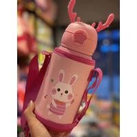 ราคา แก้วน้ำเด็ก กระติกน้ำ กระติกน้ำเด็ก กระติกน้ำเก็บอุณหภูมิ มีสายสะพาย กระติกน้ำลายการ์ตูนหลอดเด้ง500ml สินค้าพร้อมส่ง (18675053766)