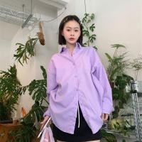 ราคา ผู้หญิง เสื้อ แขนยาว ธรรมดา หลวม ผ้าบาง ๆ สูงสุด เสื้อยืด ชุดทำงาน (20561350311)