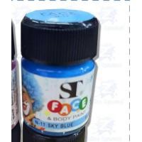 ราคา สีเพ้นท์หน้า เพ้นท์ตัว 15ml ST Face Body Paint มีหลายสีให้เลือก 1 ขวด (16204539840)