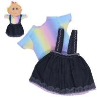 ราคา Fq0h Cabbage 35cm doll clothes simulation baby play house girl toy gift animal dress (20437477340)