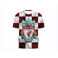 ราคา UEFA Champions League Liverpool FC logo 3D printed colorful mens T shirt (21225979219)