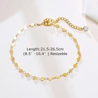 ราคา สร้อยข้อเท้า Vnox สำหรับนาฬิกาผู้หญิงสแตนเลสทองสร้อยข้อเท้าแหวนนิ้วเท้าปรับได้ (18820294885)