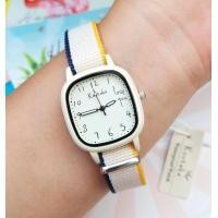ราคา World Times นาฬิกาแฟชั่น Koutake แบรนด์แท้ นาฬิกาผู้หญิง ขนาดเล็ก สไตล์มินิมอล นาฬิกาสายผ้า แถมฟรี กล่องกระดาษ (19365947147)