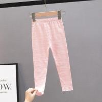 ราคา พร้อมส่ง กางเกงเด็ก เลกกิ้งเด็ก สีพาสเทล ผ้าฝ้ายนุ่มและสบาย ลายฉลุสไตล์เกาหลี (17821497146)