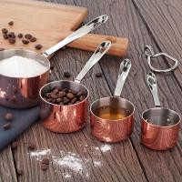 ราคา Small copper pot cooking piece hand pot sand stainless steel copper plated rose gold small juice pot pot milk pot iron plate cui (19812829868)