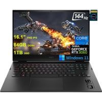 ราคา HP Omen 16 Gaming Laptop I 16 1 Full HD IPS 144Hz 7ms I 11th Gen Intel 8 Core i7 11800H I 64GB DDR4 1TB SSD I Geforce RTX 3060 6GB I Thunderbolt Backlit Win11 32GB MicroSD Card (20623653553)