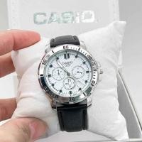 ราคา New นาฬิกาข้อมือผู้ชาย รุ่น MTP VD01 คาสิโอ้ Series นาฬิกาผู้ชายCasio รุ่นใหม่ ยอดฮิต เรียบหรู สวยดูดี สายหนัง กันน้ำ พร้อมส่ง (20323532483)