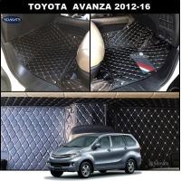 ราคา พรมปูพื้นรถยนต์ 6D TOYOTA AVANZA ปี2012 16 พรม6D QX สวยงาม เข้ารูป ปูเต็มคัน 5ชิ้น (5877390465)