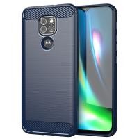 ราคา Motorola Moto G9 Play เคส Moto G9Play คาร์บอนไฟเบอร์ TPU ซิลิโคนนิ่มฝาหลังเกราะเคสโทรศัพท์ (13620315615)