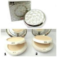 ราคา แป้ง Yafu 1113 2 ชั้น ตลับหรูด้วยดอกไม้สีเงิน ขาวมุก (6864330739)