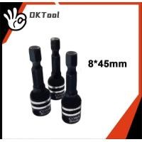 ราคา ลูกบล็อก ลูกบล็อกเดือยโผล่ ลูกบล็อคดำ ลูกบล็อค 8x45mm ลูกบล็อค COSA 10ตัว กล่อง (18860047659)