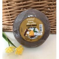 ราคา สบู่สมุนไพรมะหาดผสมมะขามบำรุงผิวสวย พรมจันทร์ สูตรธรรมชาติ (811850290)