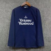 ราคา Vivienne Westwood Saturn Punk Rock เสื้อยืดแขนยาวสำหรับผู้ชายเสื้อยืดผ้าคอตตอนเสื้อยืดพิมพ์ลาย Logo Huruf สำหรับคุณแม่เสื้อยอดนิยม (20424491917)